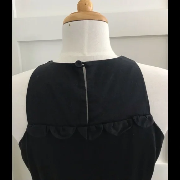 HOSS INTROPIA Designed in Spain, Ruffled Tuxedo front Dress / Tunic in Black - Picture 6 of 11